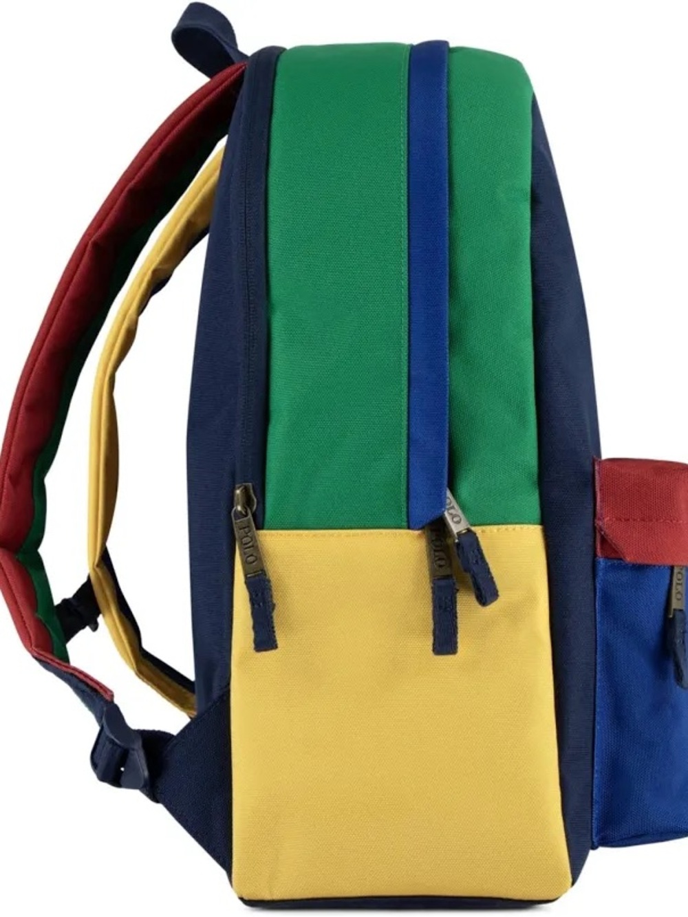 Polo Ralph Lauren Colorblock Multi-Color Backpack Bag Navy/Multicolor - Picture 3 of 8